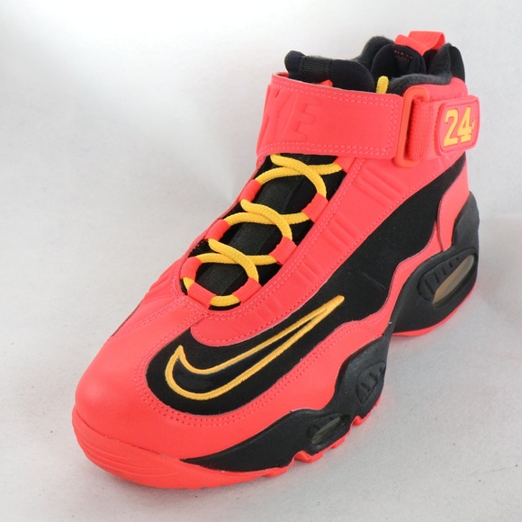 SOLD NIKE Air Griffey Max 1 Blk/Crmsn Atomic Mango - Picture 7 of 8